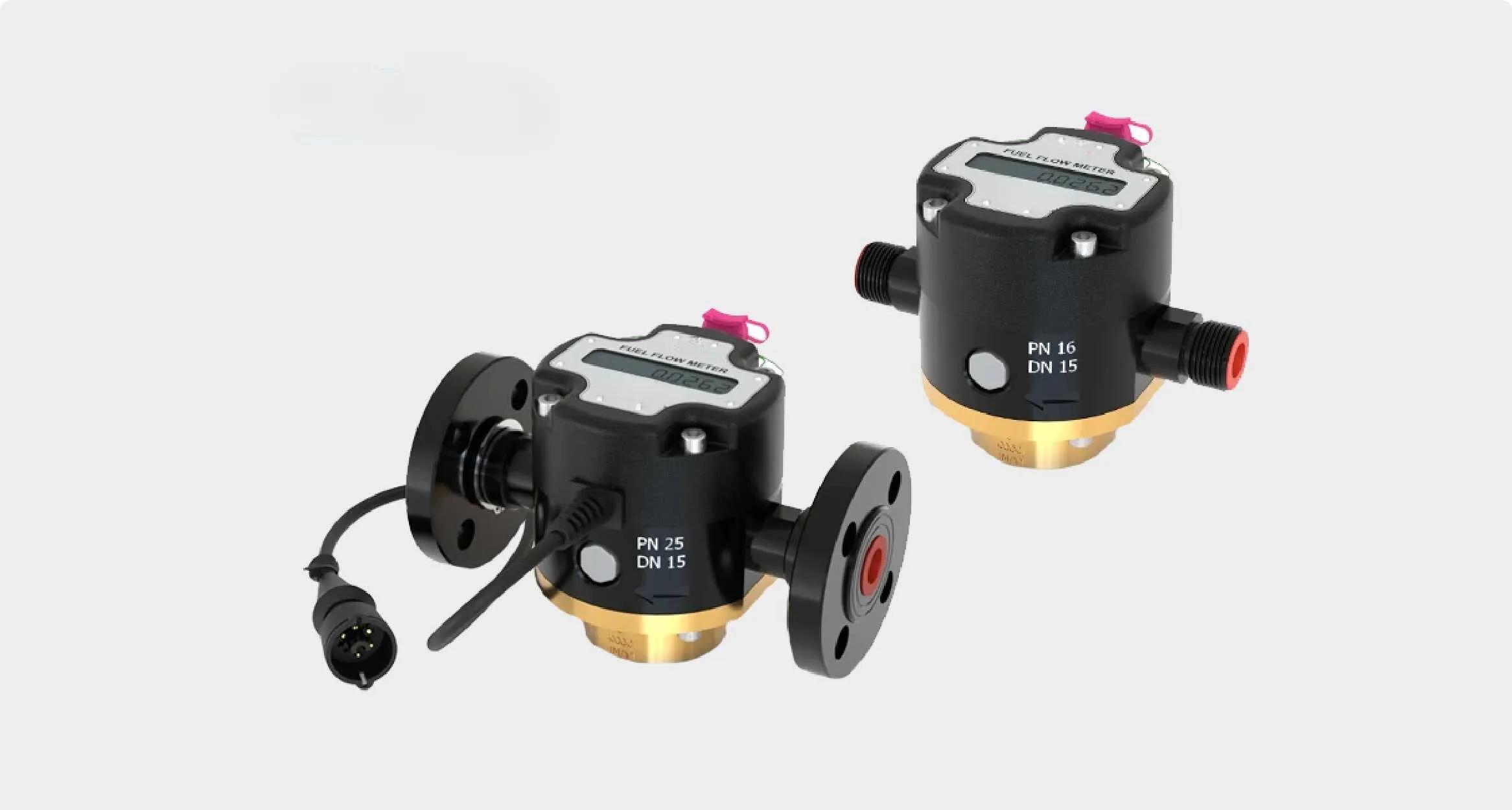 Flow meter for heavy machinery